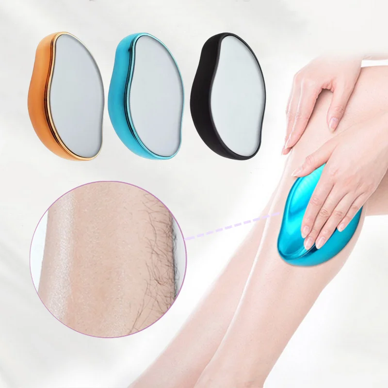Nuovo Dispositivo Di Rimozione Dei Capelli Di Cristallo Aggiornato Nano Glass Sand Hair Remover Sicuro Depilazione Indolore Della Sabbia