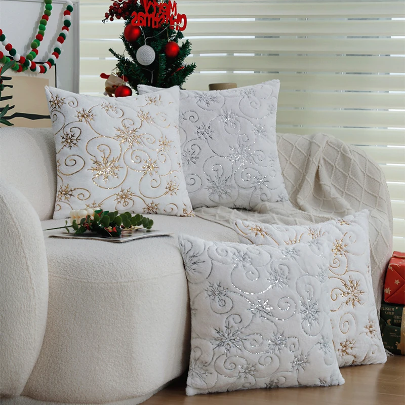Рождественские принадлежности чехол для подушки плюшевый искусственный мех