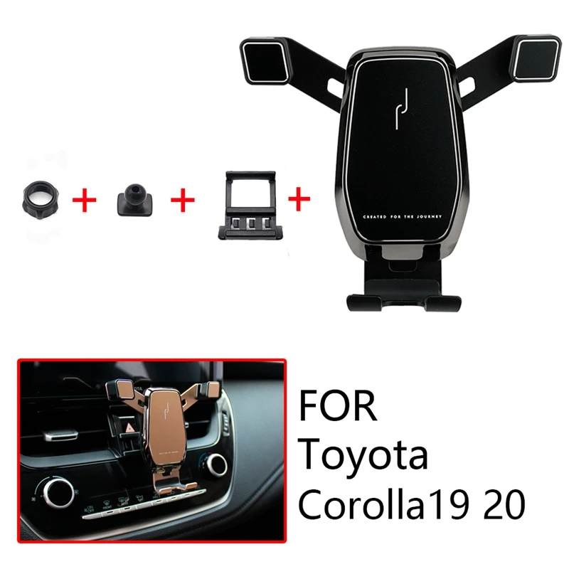 

Car Mount Phone Holder Air Vent Clip Mobile Phone Holder for Toyota Corolla Altis Accessories 2019 2020 Car Accessories
