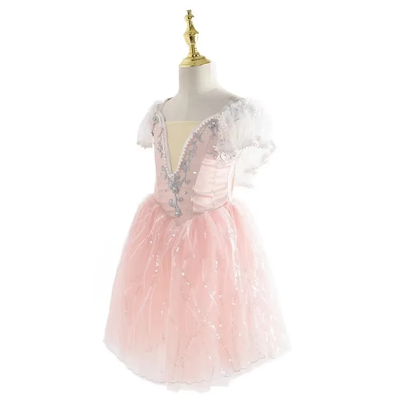 Профессиональное балетное танцевальное платье-пачка Жизель для девочек и женщин