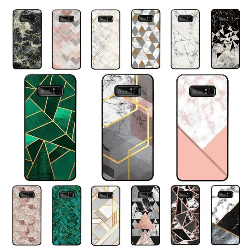 

MaiYaCa Marble Geometric Art Phone Case for Samsung Note 5 7 8 9 10 20 pro plus lite ultra A21 12 02