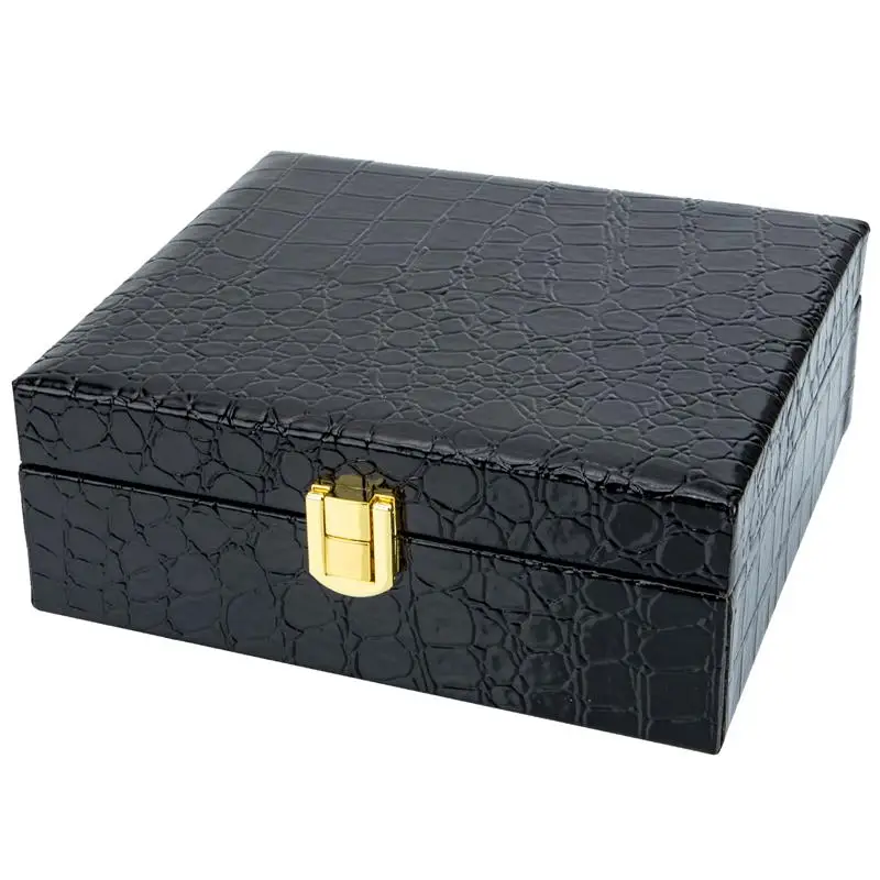Gift Container Lid Containers Lids Storage Boxes Wrap Humidor Case Print Portable Carry Packing Wooden Presents Cubes Mod