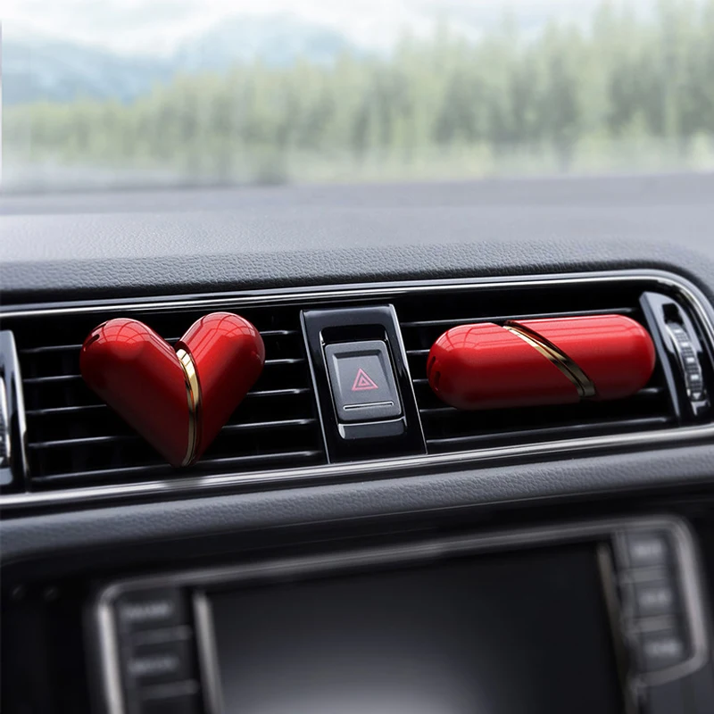 

Car Air Outlet Aromatherapy Auto Love Deformation Fragrance Creative Aromatherapy Stick Solid Balm Decoration Car Interior Gift