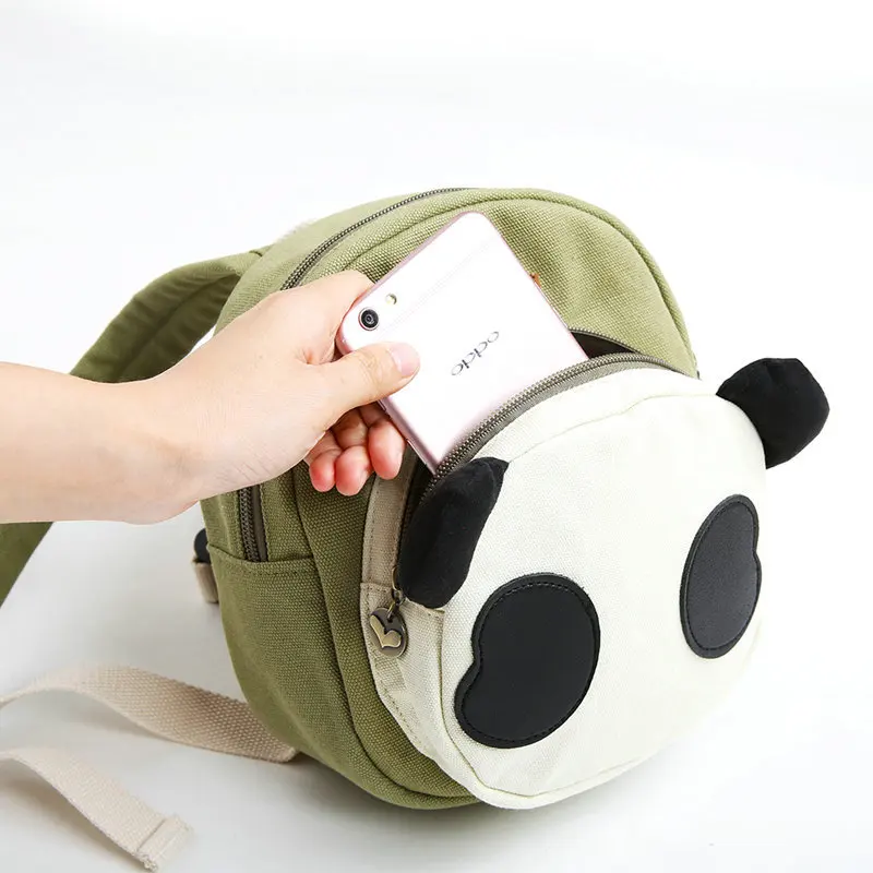 Children Small Canvas Backpack Cartoon Kids School Bags In Kindergarten 1-3-5 Years Old Boys Girls Baby Cute Backpack