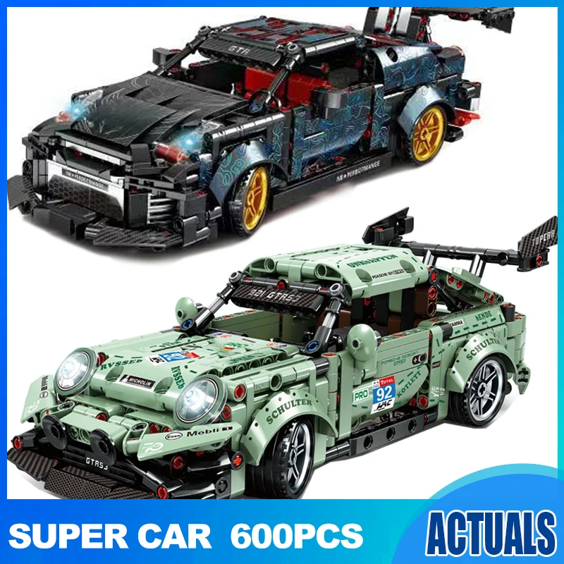 

Гоночный автомобиль город скоростные чемпионы спортивная модель строительные блоки DIY Кирпич детская игрушка Классический ралли супер гоночные автомобили техника