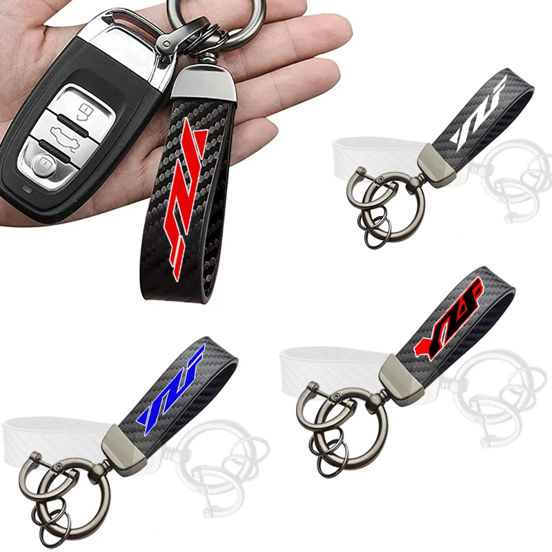 

Premium Carbon Fiber Metal Keychain For Yamaha YZF R3 R25 R6 R1 R125 250 Motorcycle Accessories