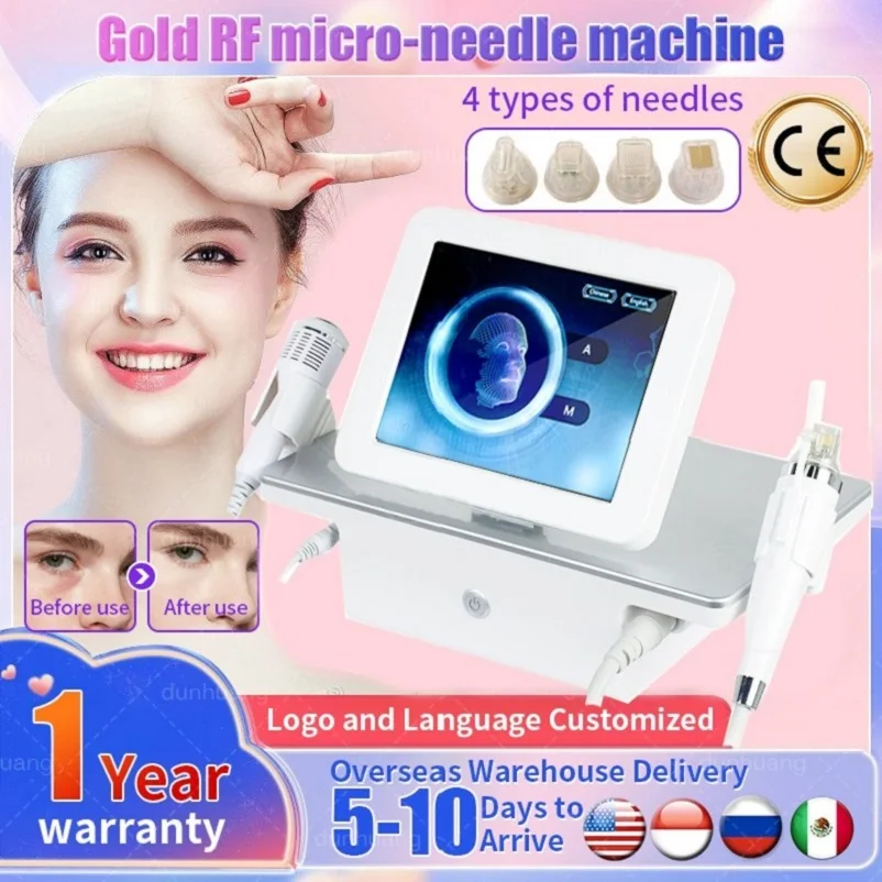 

Microneedle Cold Hammer 2 In1 Stretching Scar Acne Removal Facial Lift Body Tightening RF Machine