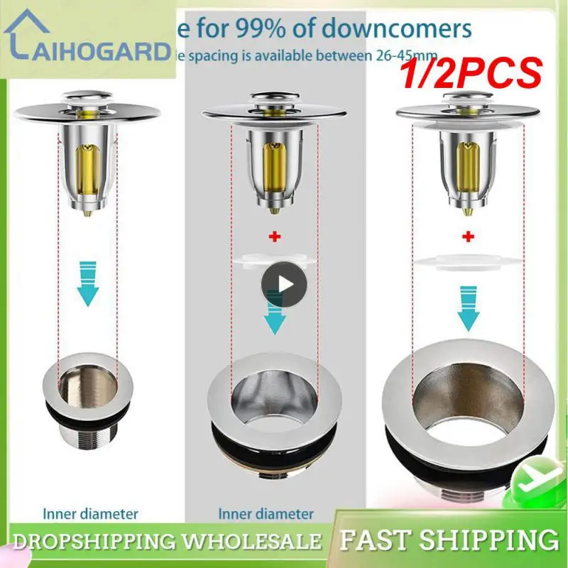 

1/2 шт латунный функциональный удобный стопор для раковины элегантный универсальный Универсальный стильный фильтр для слива