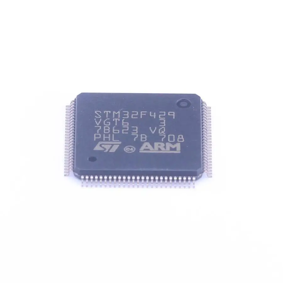 MCU 32-Bit STM32 ARM Cortex M4 RISC 1MB Flash 100-pin LQFP Tray - Trays  STM32F429VGT6