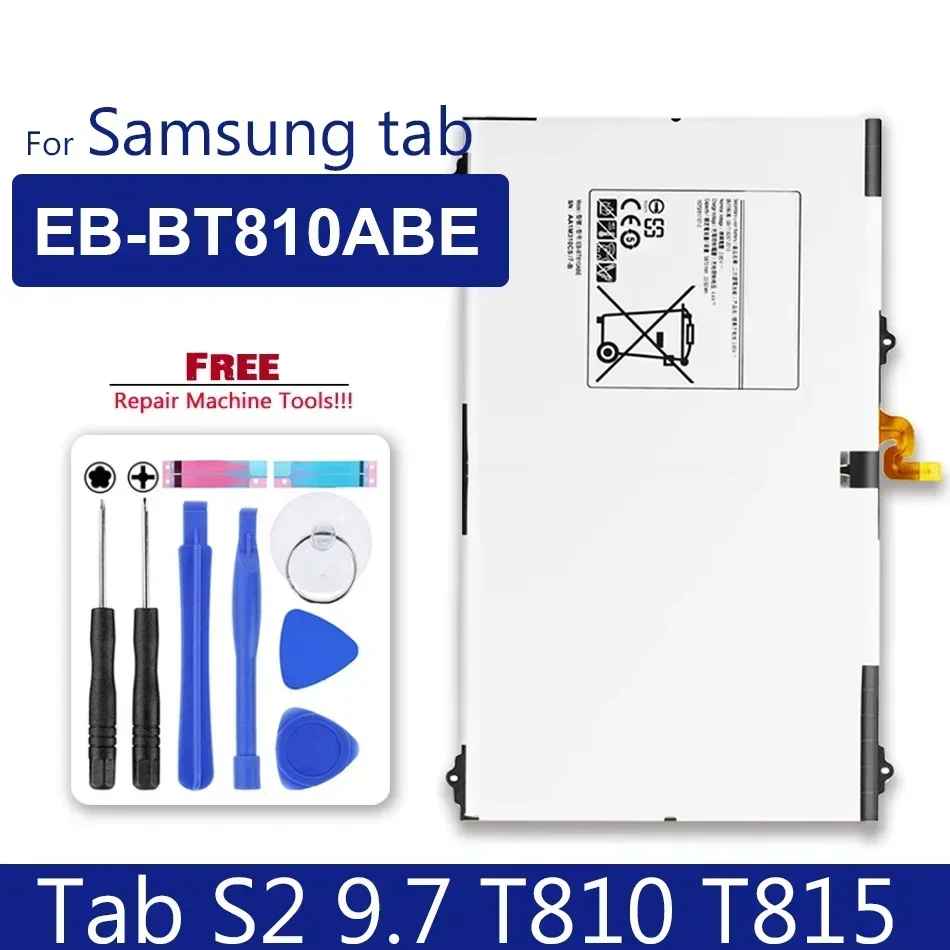 Аккумулятор для Samsung GALAXY Tab S 8 4 10 5/ S2 0 9 7/S3 7 SM T700 T705 T800 T710 T715 T810 T815 T820 T825 EB-BT705FBE