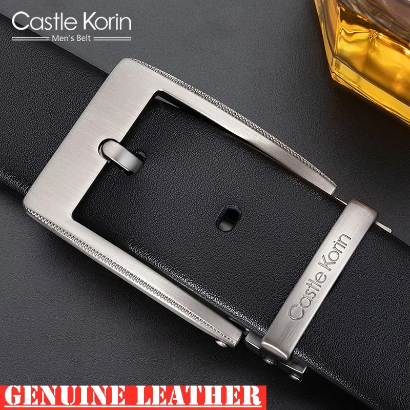 

Men's Cow Leather belts Luxury Strap Male Belts For Fashion Classice Vintage Pin Buckle Men Belt High Quality 2022