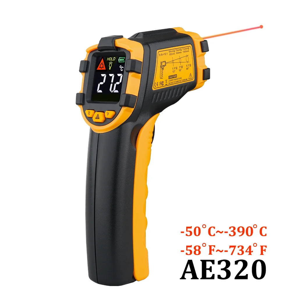 

ИК-термометр ST390 + ST490 + с цифровым ЖК-дисплеем