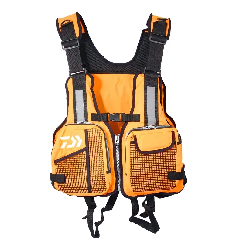 Men Professional Life Jacket Buoyancy Suit Portable Fishing Vests Multi-Pockets Waterproof Sea Fishing Adjustable Vest images - 6