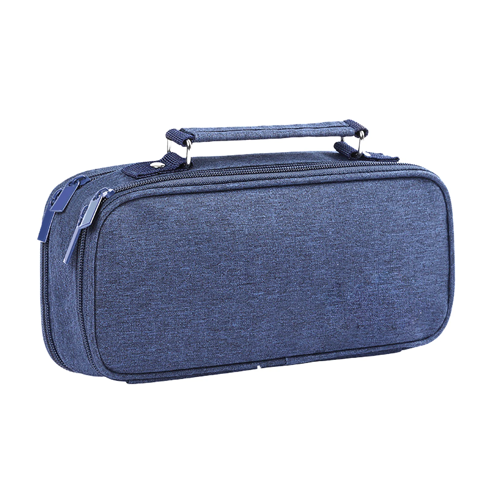 

For School Make Up Students Office 3 Layers Stationery Pencil Bag Large Capacity Protection Storage Case Durable Zipper Portable