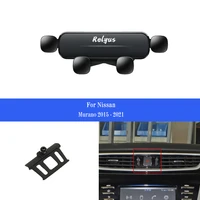 car mobile phone holder for nissan murano z52 2015 2021 smartphone mounts holder gps stand bracket auto accessories