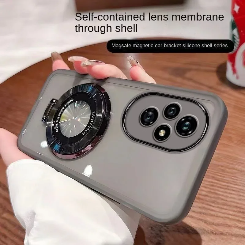 Новый чехол для телефона MagSafe Huawei Honor 200 pro X60 Pro X6B X9B матовый с магнитным держателем