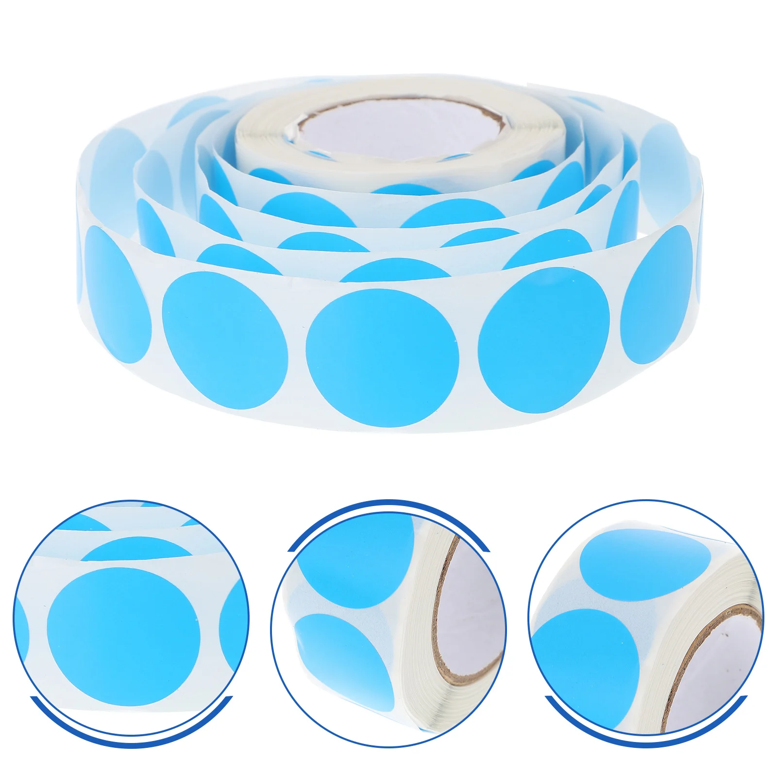 

1 Roll Practical Circle Labels Removable Code Dot Stickers Paper Label