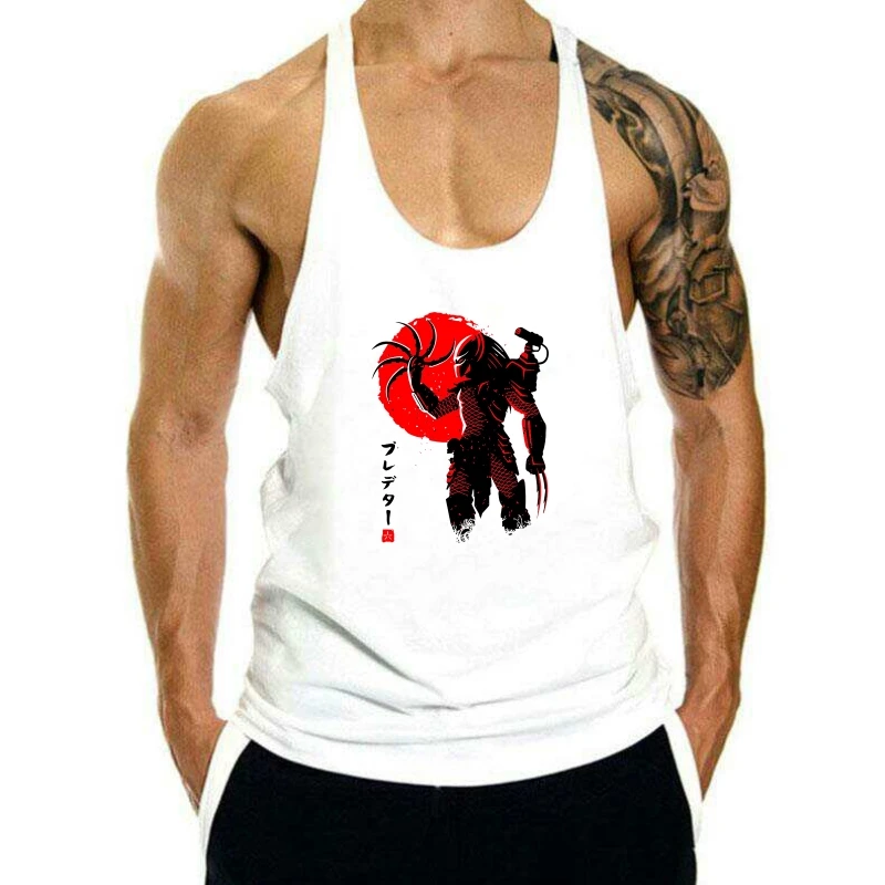 

The Predator Face tank top men Men'S Retro 80'S Movie tank top men