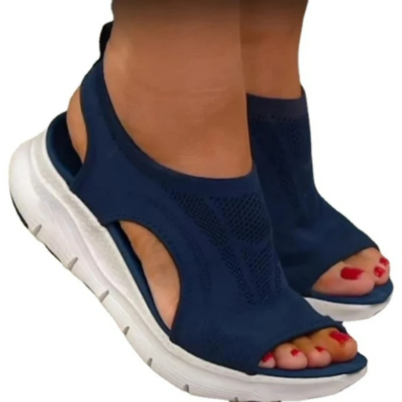 

Новые женские сандалии CHNMR-S, повседневные, удобные и модные, на плоской подошве, женские спортивные сандалии с открытым носком
