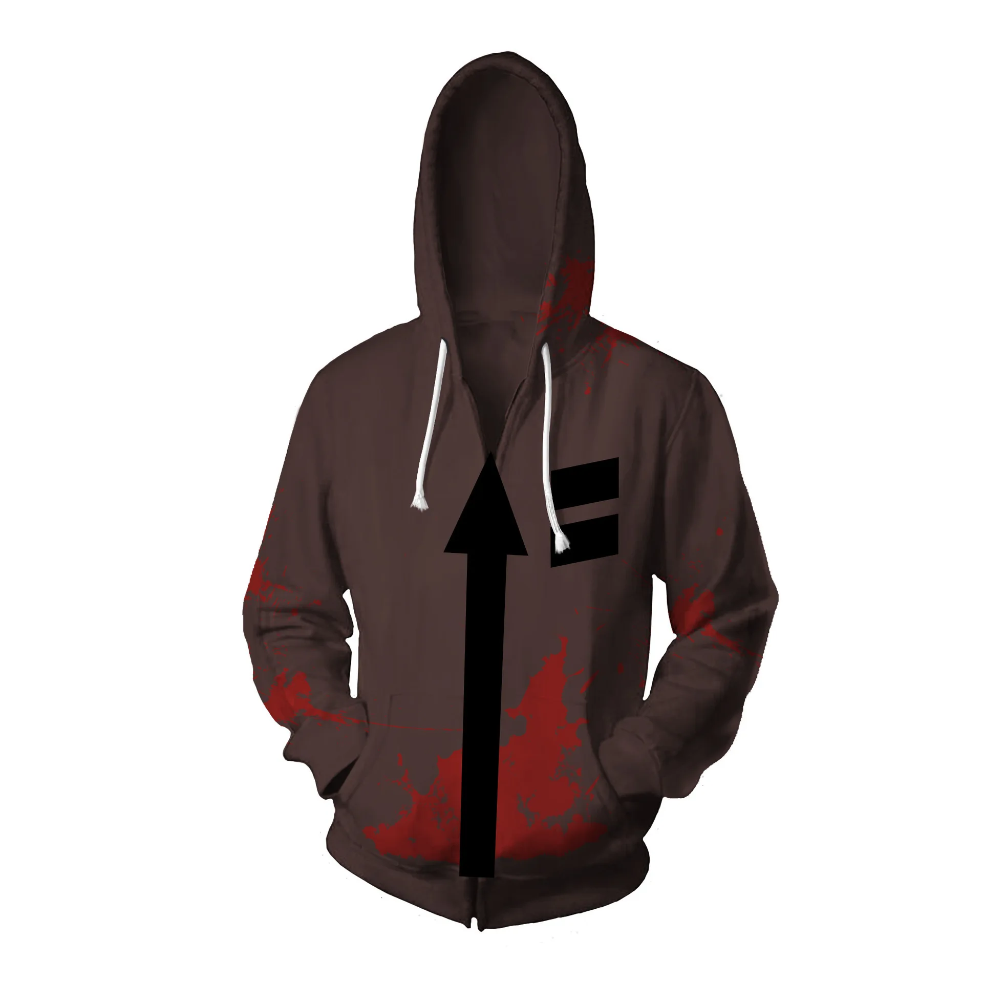 

Cosplay Anime Angels of Death Costume Hoodie Isaac Foster Zack Cosplay Sweatshirts Fashion 3D Printing Jacket Hooded Coat Tops