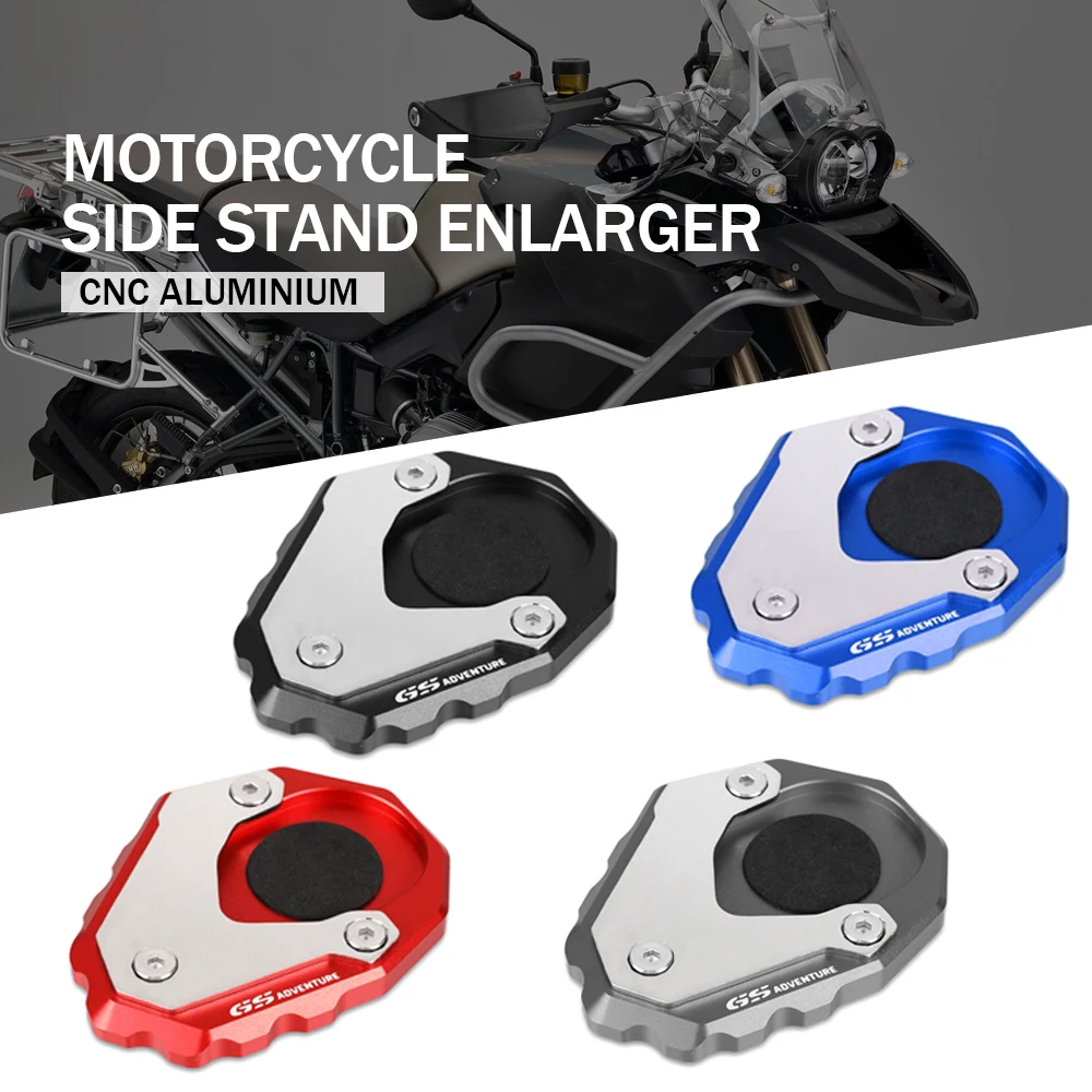 

CNC Motorcycle Accessories For BMW R1250GS Adventure Rallye 2018-2023 R1250 GS Adv Kickstand Extension Plate Side Stand Enlarger