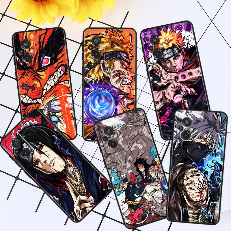 

N-Narutos Demon Slayer Cool Phone Case For Xiaomi Redmi K60E K60 K50G K50 K40S K40 K20 S2 6A 6 5A 5 Pro Ultra Black Soft Cover