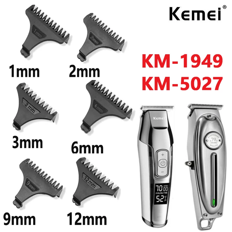 Kemei Hair Trimmer Limit Comb Universal Black Guards Hairdre