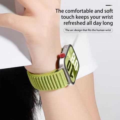 Спортивный нейлоновый ремешок 18 мм 22 мм для Huawei Watch GT5 GT4 41 мм 5Pro 46 мм, плетенный браслет 20 мм для Samsung Galaxy Watch 7 6 5 4