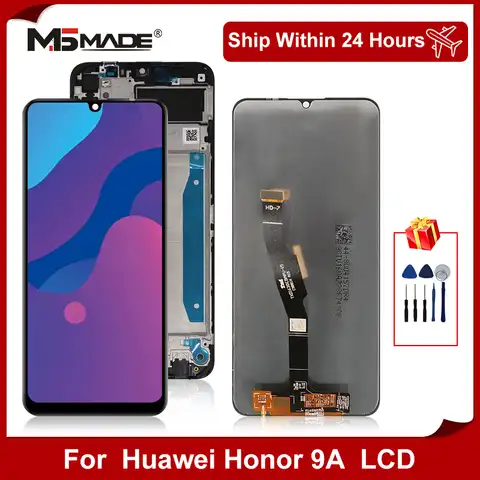 6,3 "Оригинал для Huawei дисплей Honor 9A ЖК-дисплей с сенсорным экраном дигитайзер в сборе Y6P 2020 MOA-LX9 запасные части