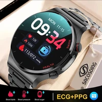 new health smart watch men ecgppg heart rate blood pressure watches body temperature fitness tracker smartwatchbox for samsung