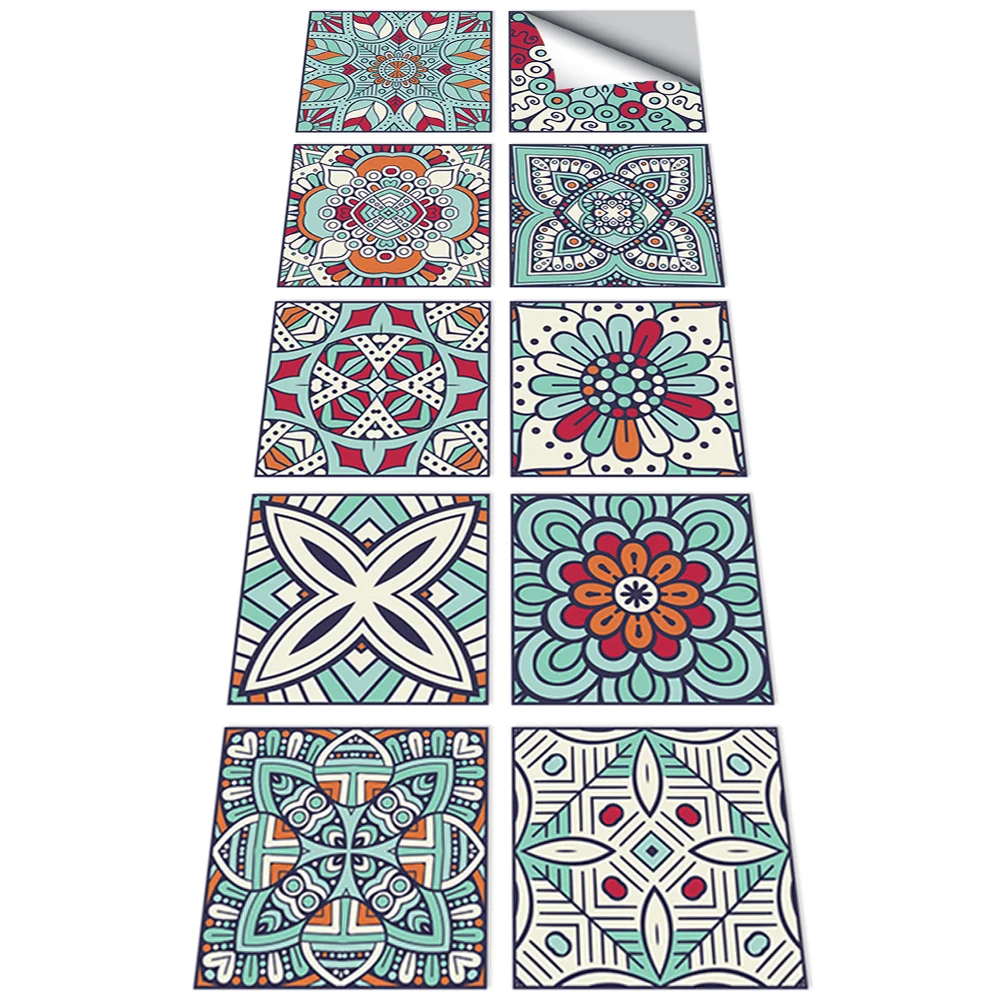 10 шт. домашний декор наклейки для очистки автомобиля и плитки кухонные