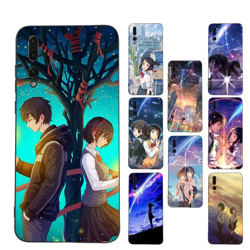 

Your Name Phone Case for Huawei P30 40 20 10 8 9 lite pro plus Psmart2019