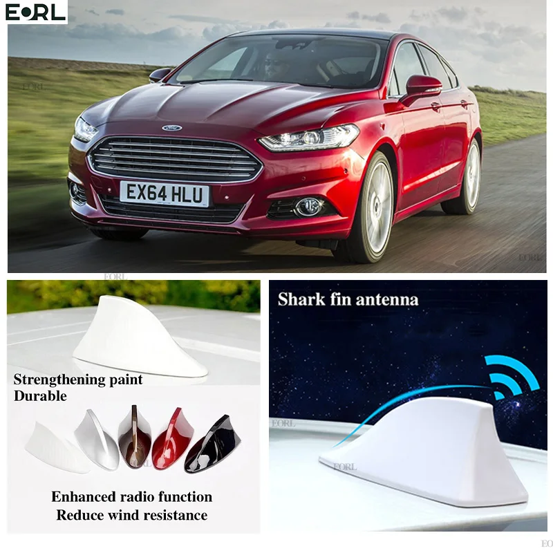 

For Ford Mondeo Shark Fin Antenna FM Signal Super Aerials Amplifier Waterproof Signal Amplifier FM/AM Radio Aerials