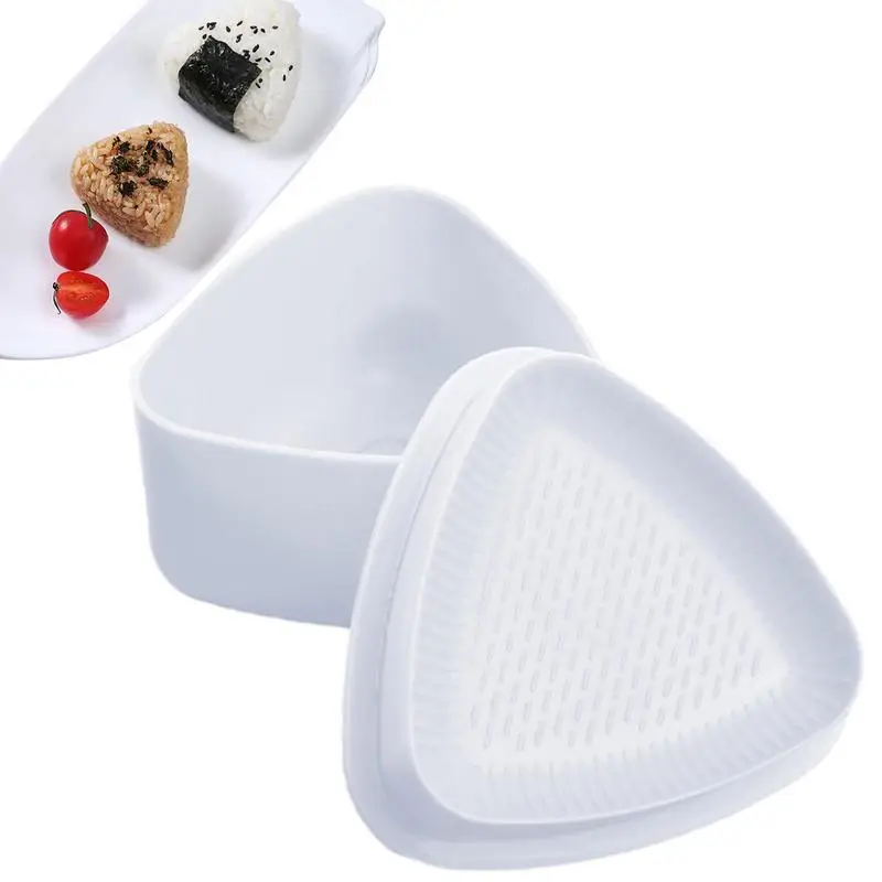 

Triangle Sushi Mold 2 Pieces Press Mold Onigiri Sushi Maker Mold Triangle Press Mold Decorating Home Kitchen Accessories DIY