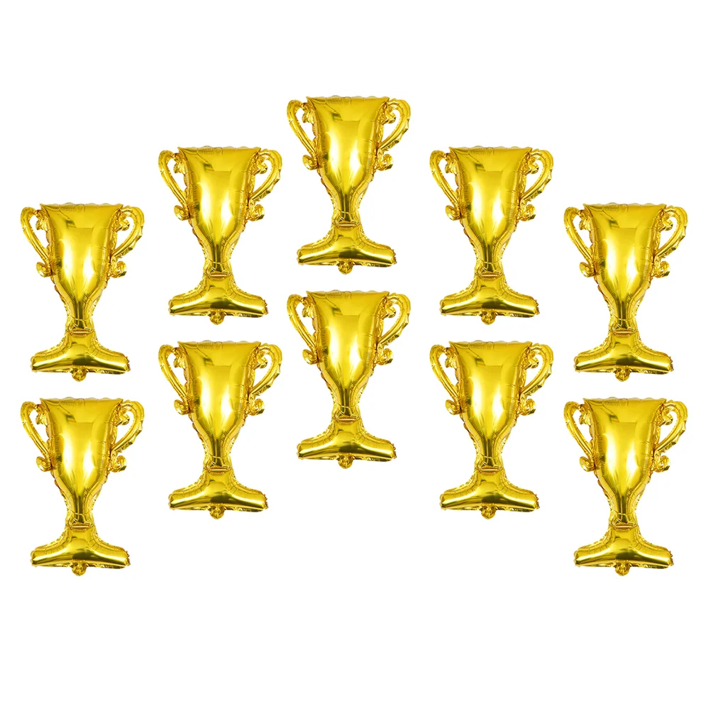 10 шт. трофей воздушный шар из алюминиевой пленки спортивный декор украшение для