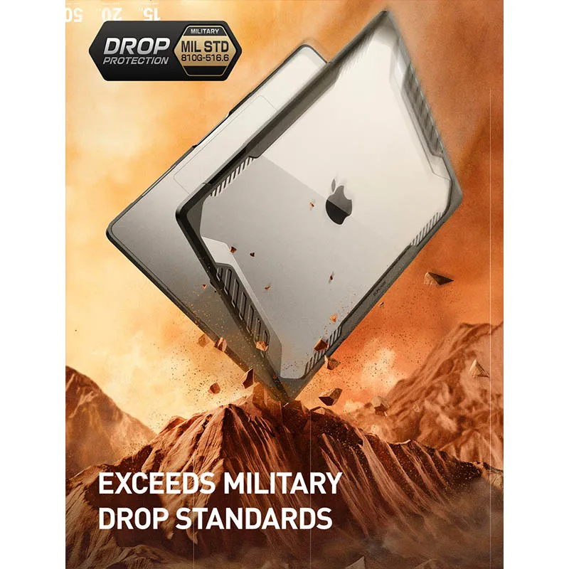 Чехол SUPCASE для MacBook Pro 16 дюймов (2023/2021 дюйма) A2780 M2 /M2 Max /A2485 M1 /M1 UB жесткий защитный