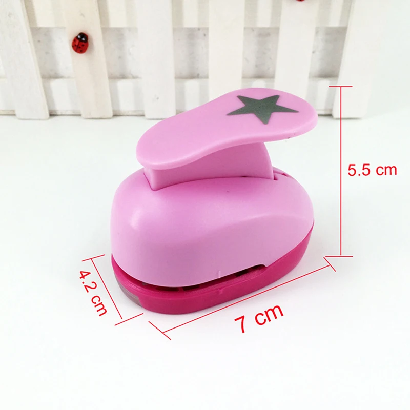 Крупноразмерные дыроколы для скрапбукинга цветные рельефные сделай сам