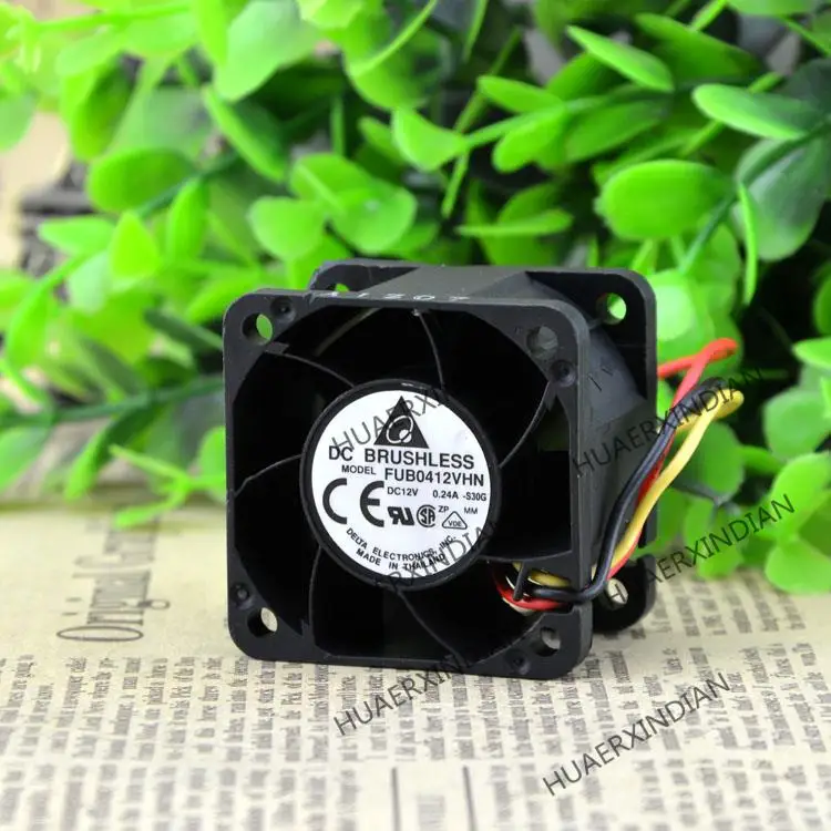 

New 4028 12V 0.24A FUB0412VHN 4CM Cooling Fan Assembly Kit
