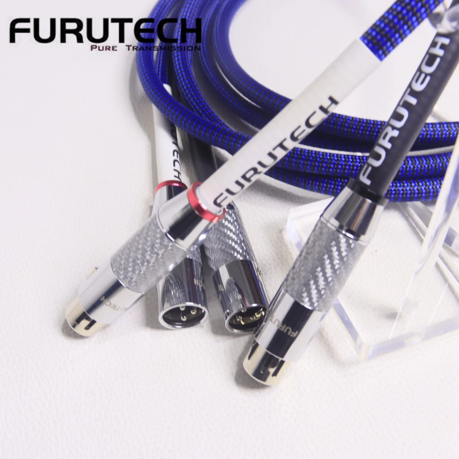Фото 1 пара флагманских аудиокабелей FURUTECH DAS-4.1 XLR с высококачественными проводниками Alpha OCC, с оригинальными 3-жильными разъемами XLR, произведенные в Японии. №1