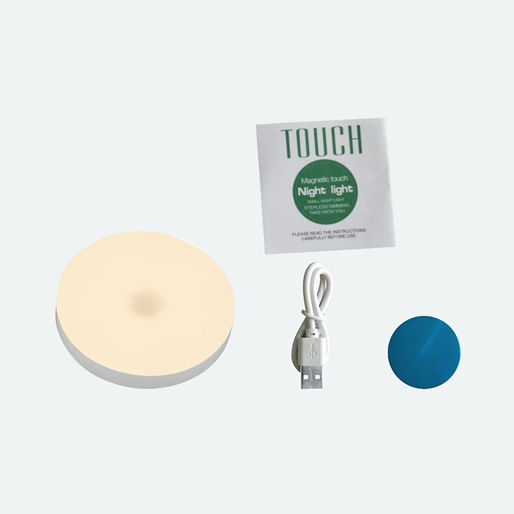 

Настольный беспроводной светодиодный ночник для детской комнаты, декоративная лампа с USB-зарядкой и сенсорным датчиком, практичная и прост...