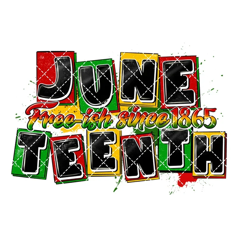 black people Festivals Heat Adhesive Iron On Thermoadhesive Patches Thermal Transfer Fusible Sticker For Clothes DIY