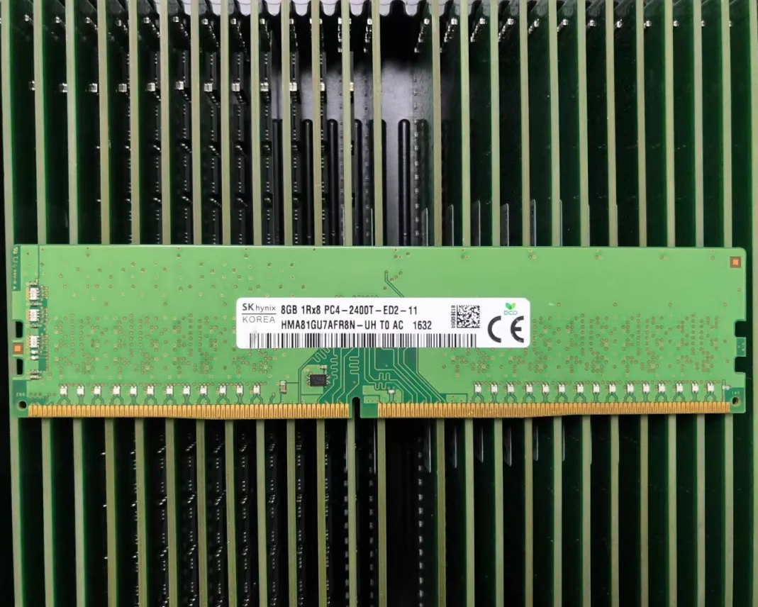 Hynix DDR4 8GB 2400T  PC4 2400MHz Pure ECC UDIMM workstation RAM Unbuffered Server memory
