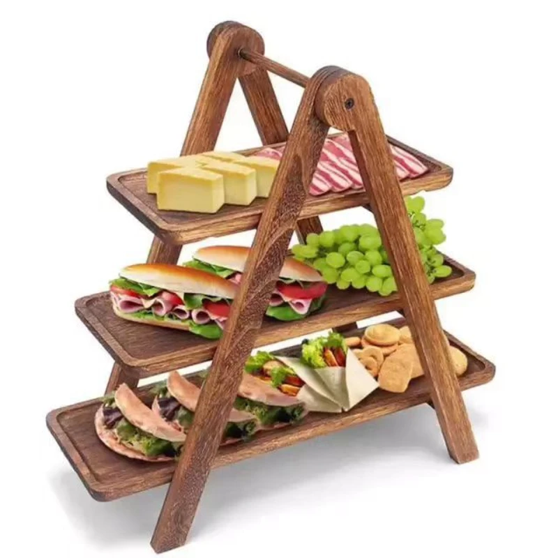 

Fruit Tray for Serving Food Decorative Trays to Serve Food Plate Kitchen Storage & Organization Snack Dish Plates Wooden Wood
