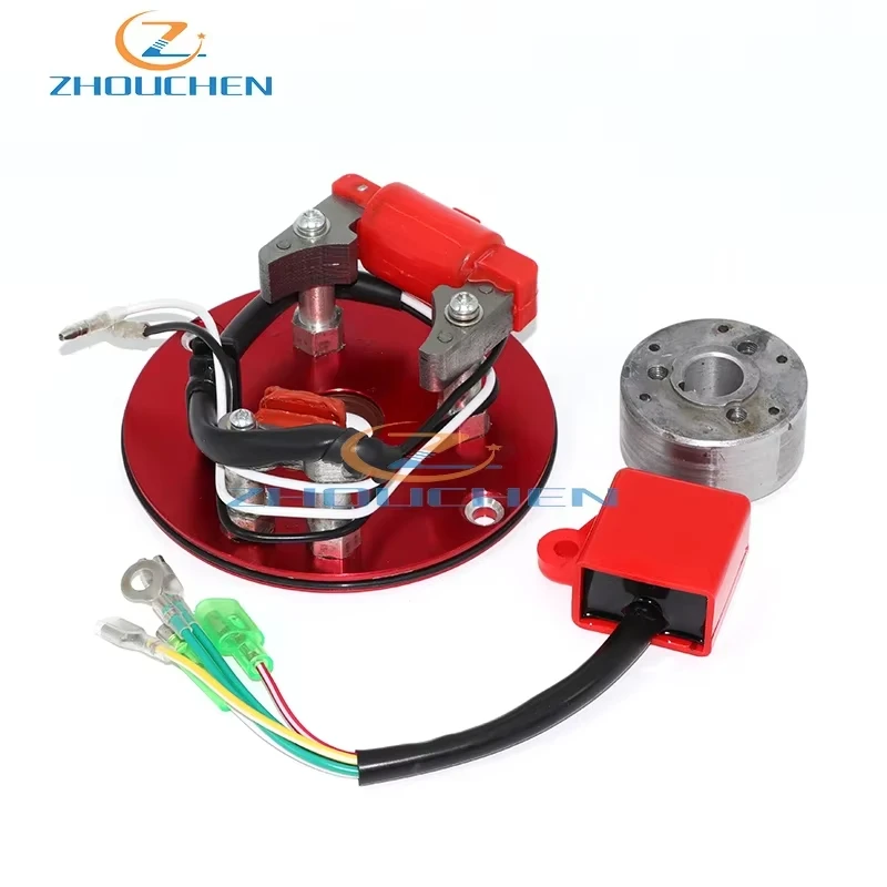 

Магнитная катушка для мотоцикла, комплект внутреннего статора ротора, катушка зажигания для 50cc 70cc 90cc 150cc Mini Quad Pocket Dirt Bike ATV Scooter