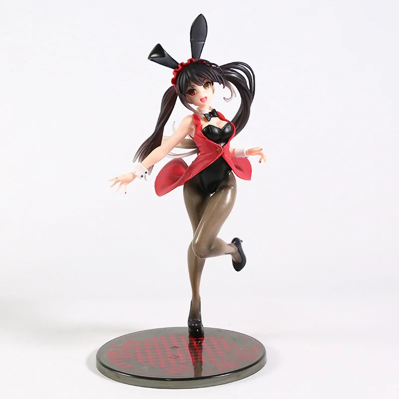 

Date A Live Tokisaki Kurumi Bunny Ver. PVC Figure Model Doll Toy Colletible Figurals