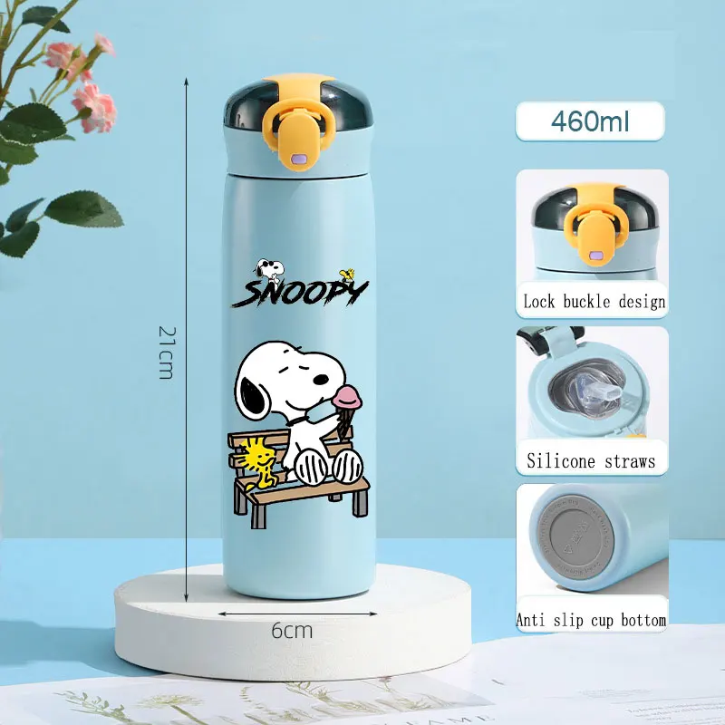 

Термокружка MINISO Snoopy детская 460 мл