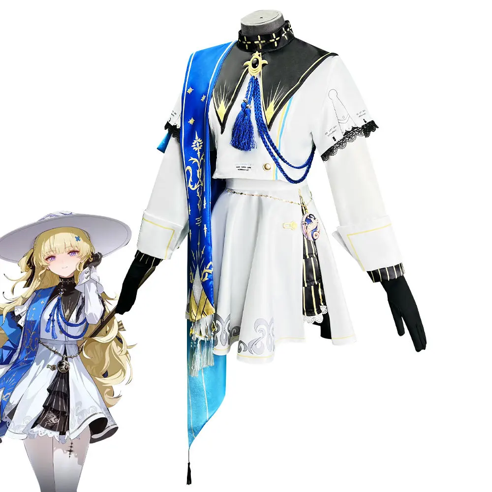 Фиби платье для косплея Wuthering Waves женщина игра боевой костюм аниме вечерние