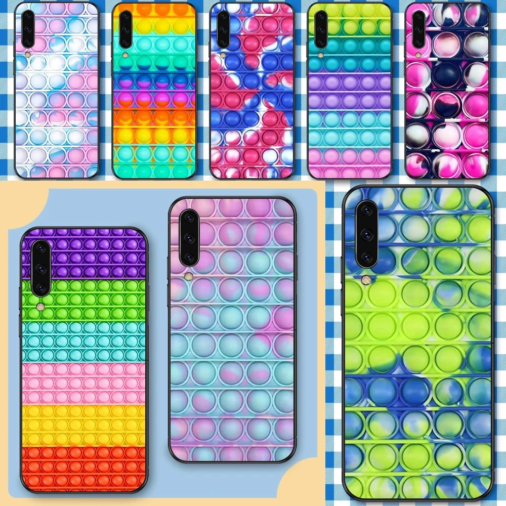 

Bubble Fidget Reliver Stress Phone Case For Samsung A70 A50 A30 A20 A10 A30S A50S A51 A71 A52 A72 A 70 50 30 S 50S Case Cover