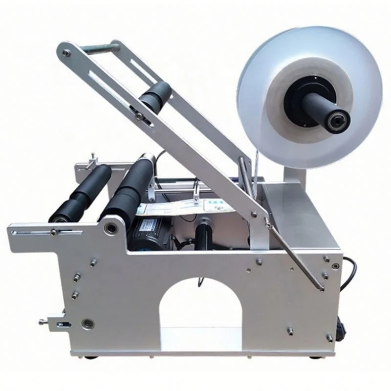 

Tabletop Semi Automatic Bottle Sticker Applicator Labeling Machine