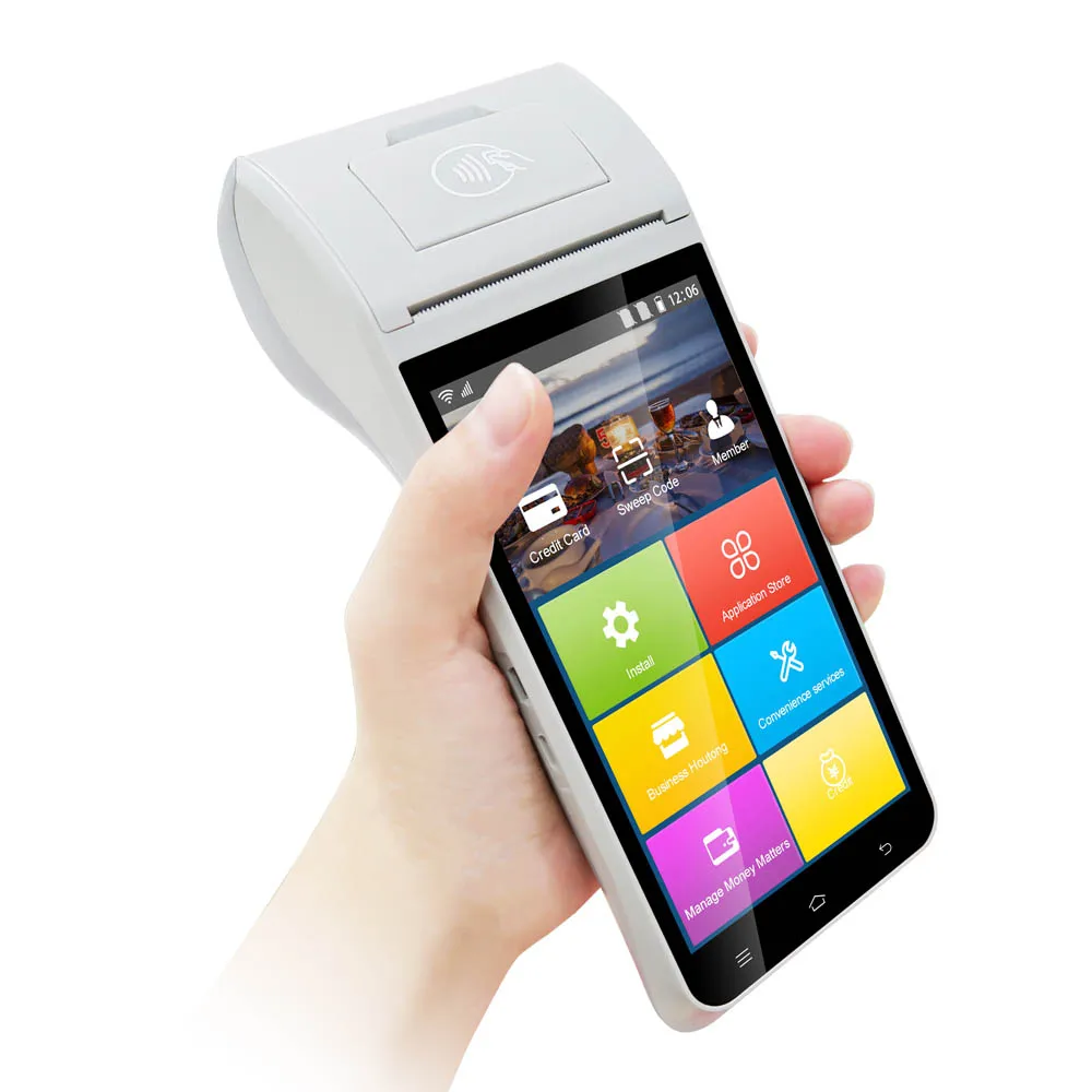 Портативный термопринтер Z91 Loyverse для мобильных устройств на Android с POS-системой, сканером штрих-кода и QR-кодом, новой промышленной модели.